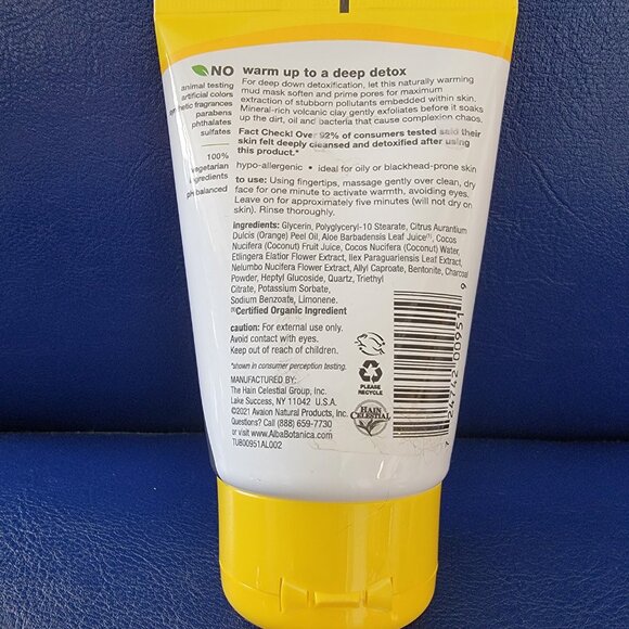 2 Alba Botanica Hawaiian Detox Warming Mud Face Masks - Picture 3 of 10